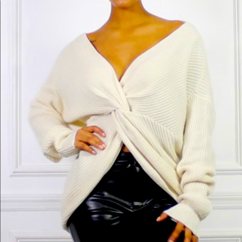 Twisted sweater